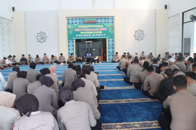 Perkuat Keimanan dan Ketakwaan, Polres Garut Peringati Maulid Nabi Muhammad SAW