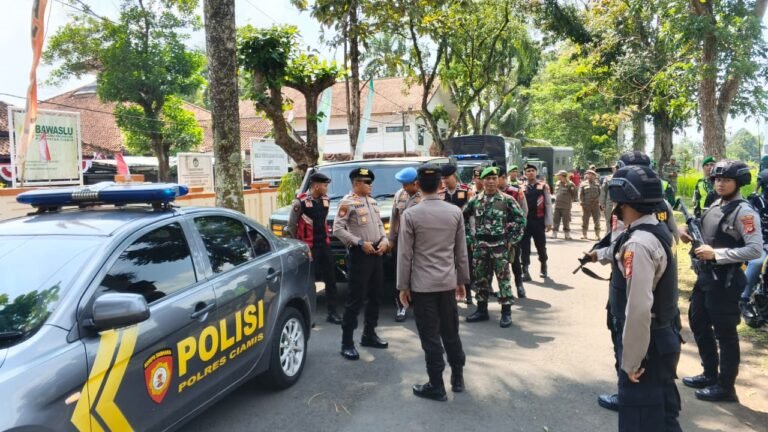 Polres Ciamis Gelar Patroli Gabungan Pasca Aksi Unjuk Rasa, Wujudkan Situasi Aman dan Kondusif