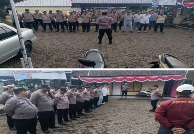 Apel Pagi dan Patroli Gabungan Polsek Samarang, Fokuskan KRYD dan Antisipasi Kerawanan Jalur Wisata