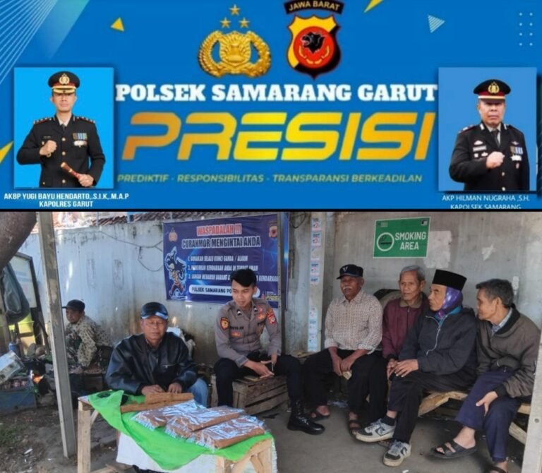 Polsek Samarang Sosialisasikan Maklumat Kapolda Jabar Terkait Penanganan Premanisme, Balapan Liar, dan Geng Motor