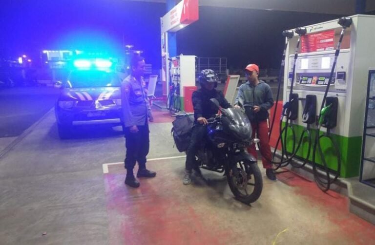 Polres Ciamis Gencarkan Patroli Biru di Cipaku, Cegah C3 dan Balapan Liar