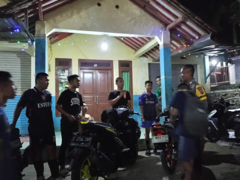 Polsek Sukadana Ajak Pemuda Jaga Kamtibmas dan Kerukunan Warga