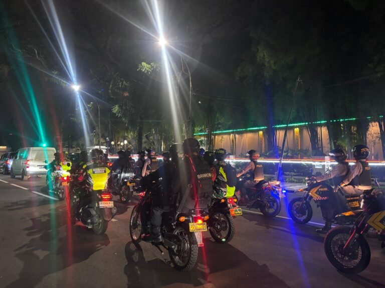 Patroli Gabungan Skala Besar TNI-Polri Kawal Keamanan Malam Akhir Pekan di Kota Medan