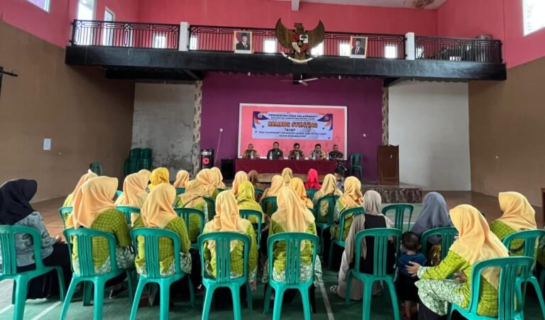 Polsek Lakbok Kawal Rembug Stunting Tahap II, Wujud Dukungan Polri terhadap Program Kesehatan Masyarakat
