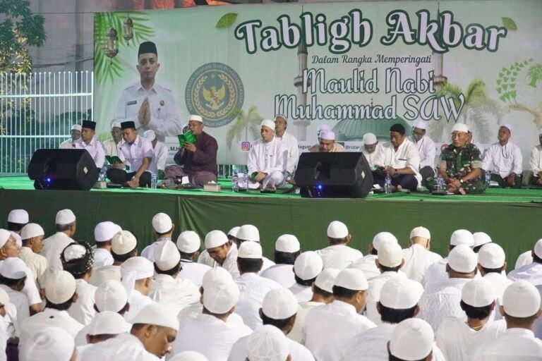 Penuh Khidmat, 1200 Warga Binaan Rutan I Medan Peringati Maulid Nabi Bersama Para Habaib