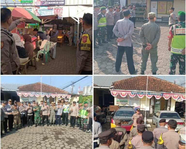 Polsek Samarang AKP Hilman Nugraha.,S.H.M.H. Pimpin Apel dan Patroli Gabungan Dalka Cipta Kondisi