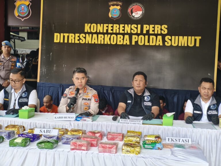 Ungkap 114 Kasus Narkoba, Polda Sumut Selamatkan Lebih dari 125 Ribu Jiwa