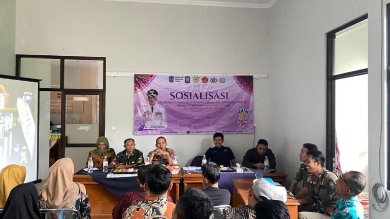 Polsek Banjarsari Polres Ciamis Dukung Sosialisasi Cukai untuk Tingkatkan Kesadaran Hukum Masyarakat