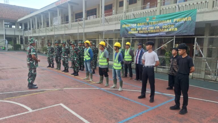 Kodim 0612/Tasikmalaya Gelar Bakti Teritorial Prima dalam Rangka Memperingati HUT ke-80 TNI Tahun 2025