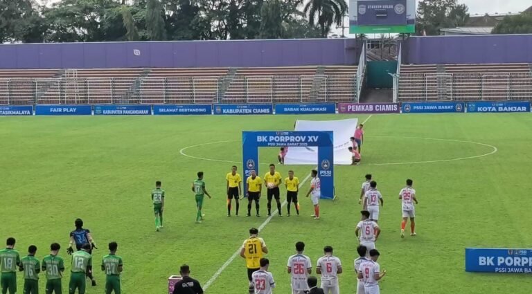 Polres Ciamis Kawal Ketat Babak Kualifikasi Porprov XV Sepak Bola, Kapolres: Wujud Komitmen Jaga Kondusivitas Wilayah