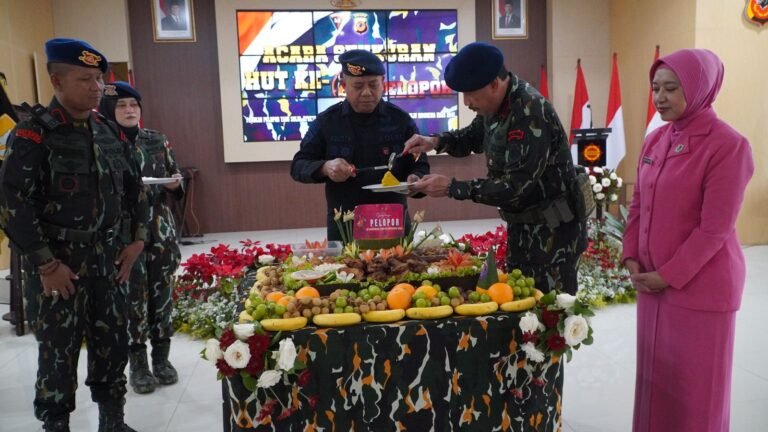 Dansat Brimob Polda Jabar Pimpin Syukuran HUT Pelopor Ke – 66