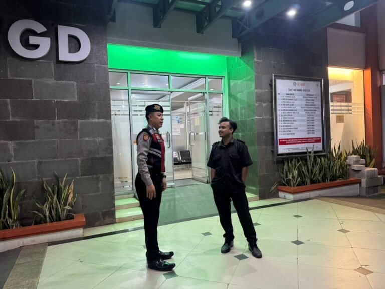 Cipkon Kamtibmas Obvit, Satuan Samapta Polres Ciamis Patroli Dialogis Sasar ke RS Al-Arif