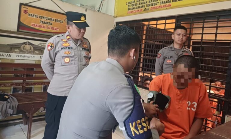 Pelayanan Prima, Dokkes Polres Ciamis Intens Lakukan Pemeriksaan Kesehatan Tahanan