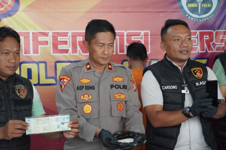 Polres Ciamis Ringkus Penipu Beras 1,3 Ton Modus MBG di Ciamis