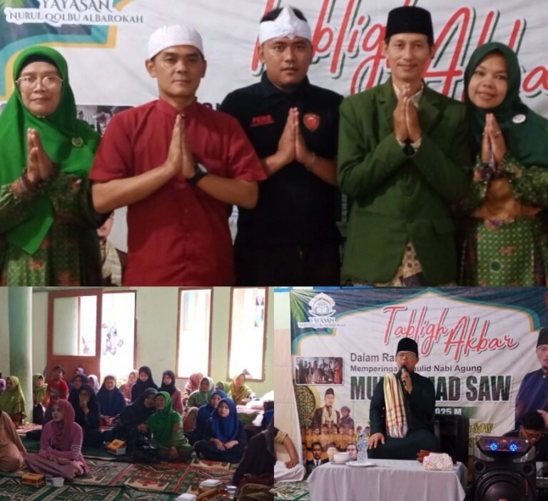 Semarak Peringatan Maulid Nabi Muhammad SAW di Masjid Al-Barokah, Media Jejakkriminal dan Yayasan Nurul Qolbu Al-Baqarah Gelar Tabligh Akbar