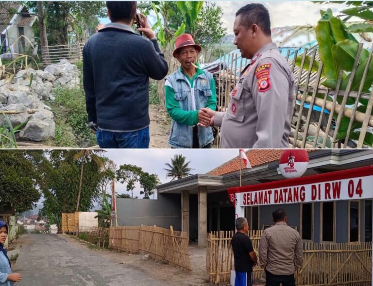 5 Personel Polsek Samarang Gelar Sosialisasikan Maklumat Kapolda Jabar Terkait Penanganan Premanisme.