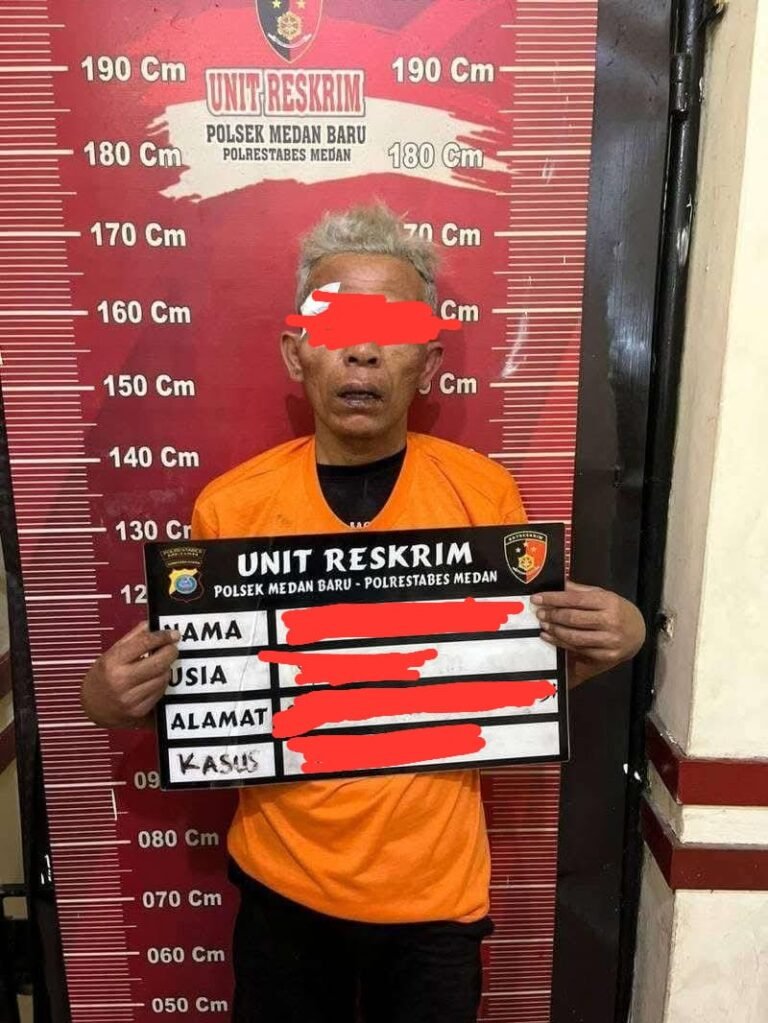 Tak Sampai 2 Jam, Polsek Medan Baru Ringkus Seorang Pria Pelaku Curanmor di Cafe Kuphi Kawasan Medan Petisahl