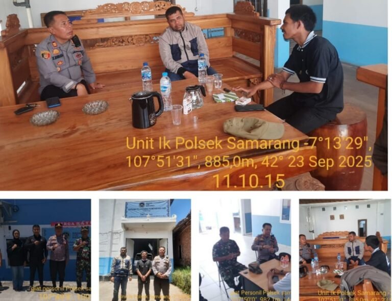 Kapolsek Samarang Monitoring Dapur Makanan Bergizi Gratis di Kecamatan Samarang