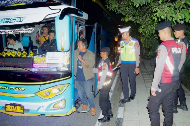 Polres Ciamis Gelar Patroli KRYD Intensif Jelang Pemberangkatan Massa SPP ke DPR RI