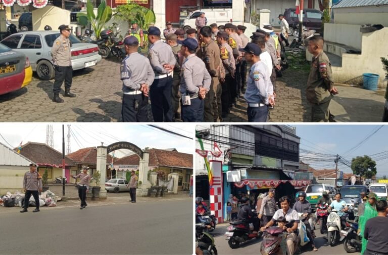 Polsek Samarang Lakukan Apel dan Patroli Gabungan Dalam Rangka Cipta Kondisi