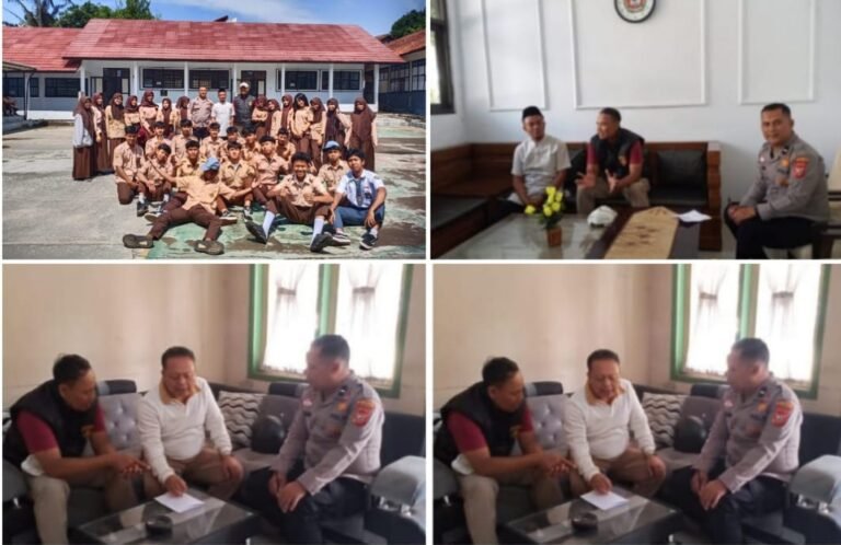 Polsek Samarang Giat Sosialisasi dan Himbauan Terkait Antisipasi Siswa Siswi SMA/SMK Yang Ikut Melaksanakan Aksi Unjuk Rasa