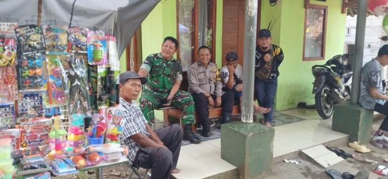 Perkuat Sinergitas, Polsek Ciamis Polres Ciamis Koorkom Kamtibmas ke Warga Lingk. Awilarangan