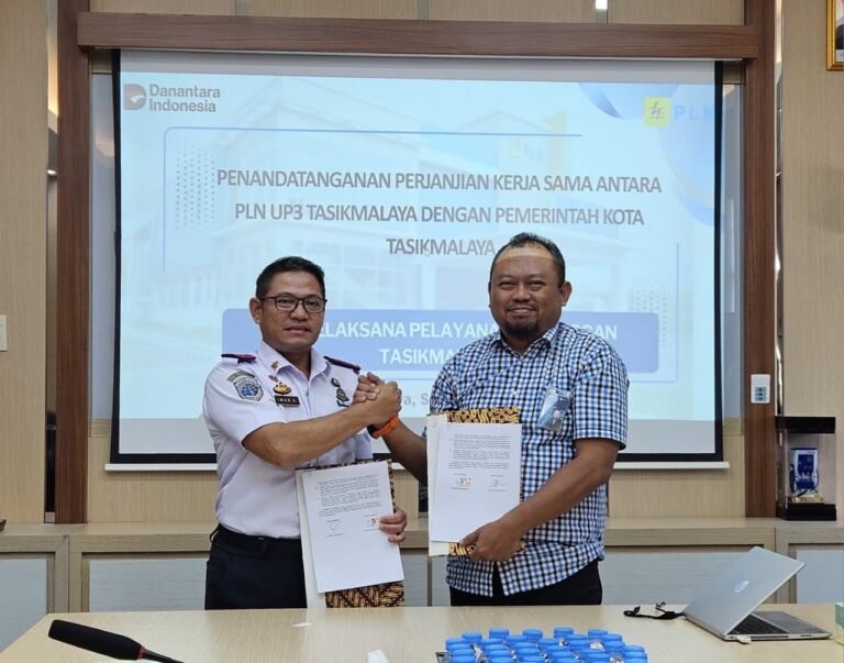 PLN dan Pemkot Tasikmalaya Tandatangani PKS Pengelolaan Penerangan Jalan Umum, Wujud Peran BUMN di Hari Kesaktian Pancasila