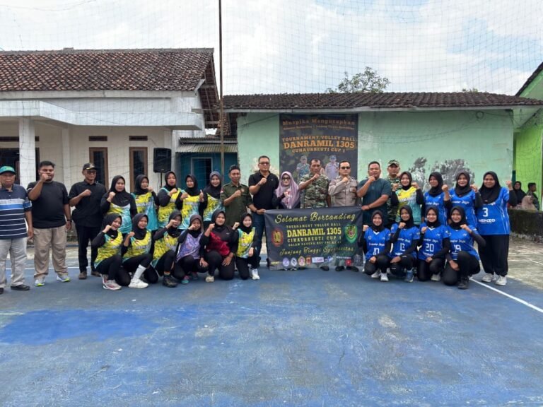 Polsek Cihaurbeuti Hadiri Pembukaan Danramil Cup I dalam Rangka HUT TNI ke-80