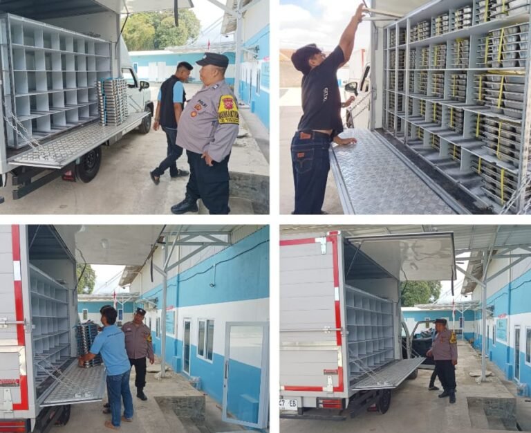 Babinkamtibmas Polsek Samarang Monitoring Program Makan Bergizi Gratis, di Kecamatan Samarang