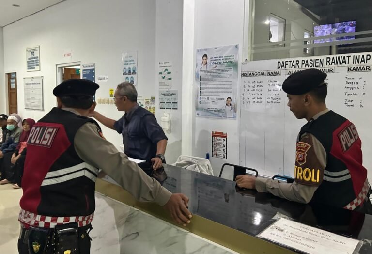 Cipkon Kamtibmas Obvit, Satuan Samapta Polres Ciamis Patroli Dialogis Sasar ke RS Al Amin Ciamis