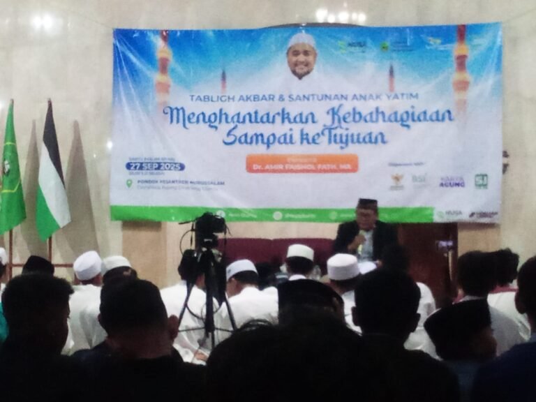 Polsek Cikoneng Hadiri Tabligh Akbar di Ponpes Nurusalam, Perkuat Pesan Kamtibmas dan Kebersamaan Warga