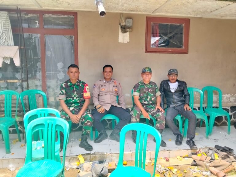 Polsek Panjalu Perkuat Sinergi Lewat Sambang Warga, Dorong Antisipasi Narkotika dan Bencana Alam