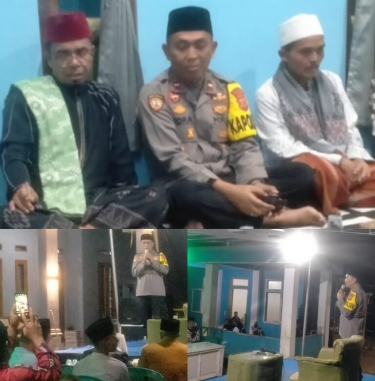 Polsek Caringin Menghadiri Maulid Nabi Muhammad SAW Di Mesjid AL Mubarok.