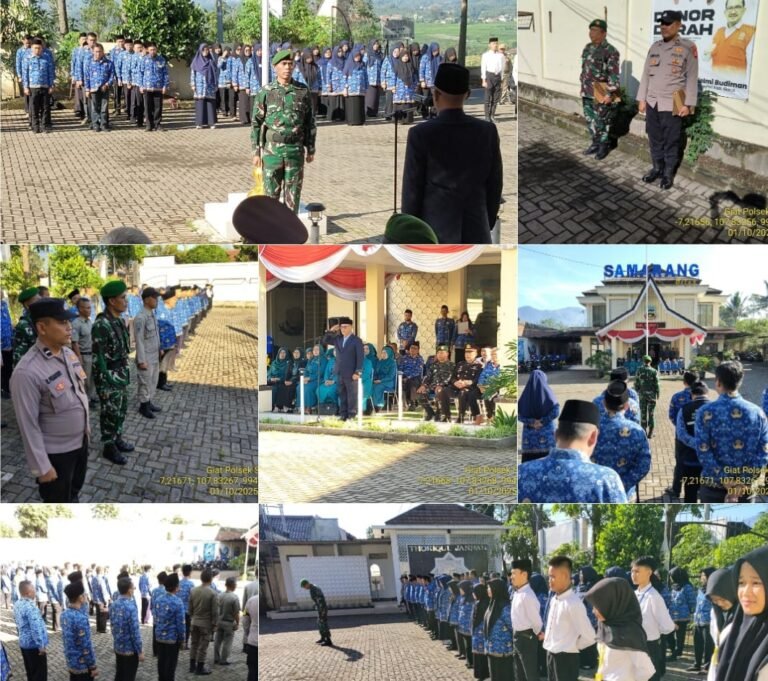 Polsek Samarang Giat Upacara Peringatan Hari Kesaktian Pancasila Tahun 2025 Tingkat Kec Samarang