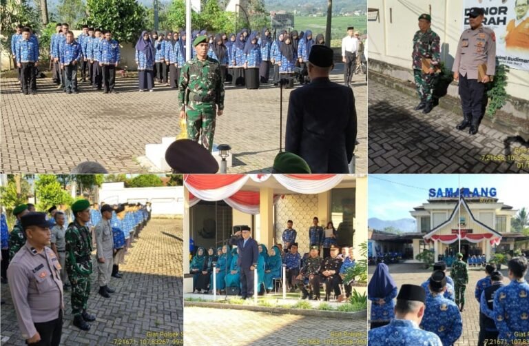 Polsek Samarang Giat Upacara Peringatan Hari Kesaktian Pancasila Tahun 2025 Tingkat Kec Samarang