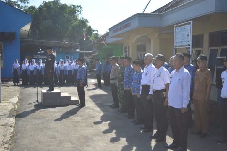 Kapolsek Panawangan Polres Ciamis Ikuti Upacara Kesaktian Pancasila di Tingkat Kecamatan