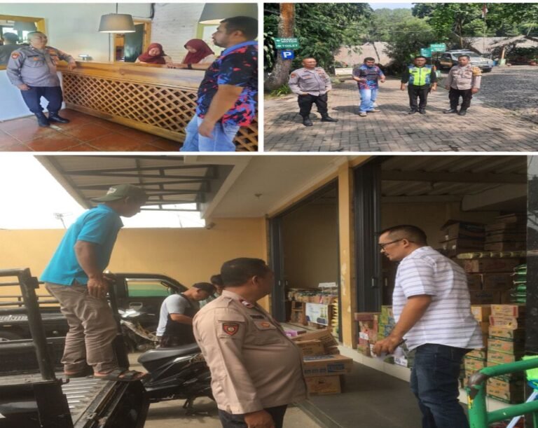 Polsek Samarang Pimpin Langsung Apel Gabungan dan Patroli Dialogis Jaga Keamanan Wilayah dan Permukiman Warga