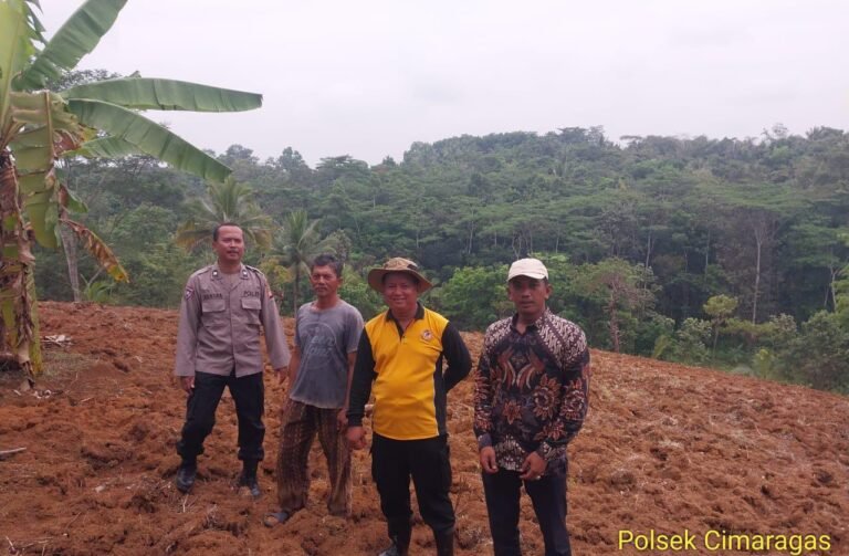 Polsek Cikoneng Kawal Rencana Penanaman Jagung Non LBS di Cidolog, Dorong Ketahanan Pangan dan Kondusivitas Wilayah