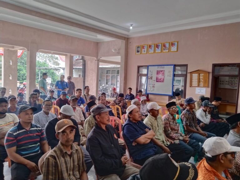 Polsek Cipaku Dorong Ketahanan Pangan Lewat Silaturahmi dan Himbauan Kamtibmas