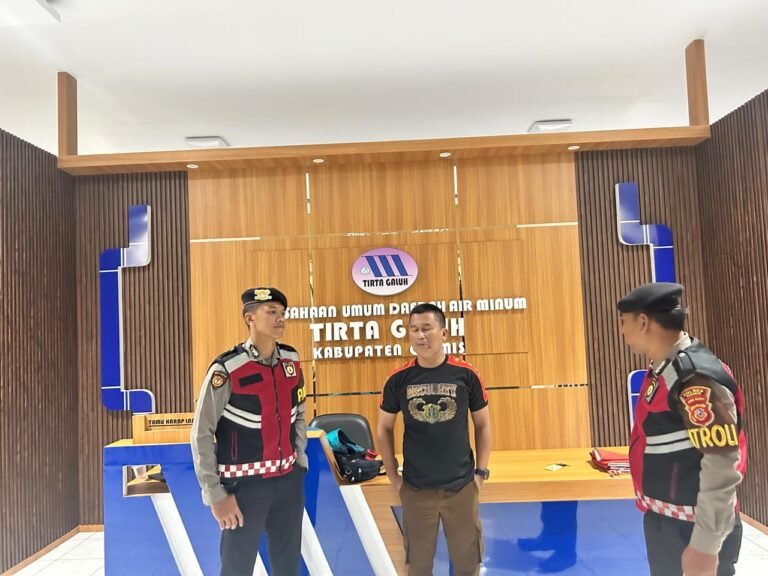 Humanis, Sat Samapta Polres Ciamis Patroli Dialogis ke Kantor PDAM Tirta Galuh