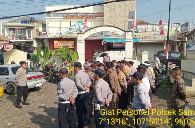 Giat Apel Dan Patroli Gabungan Dalka Cipta kondisi di wilayah Hukum Polsek Samarang