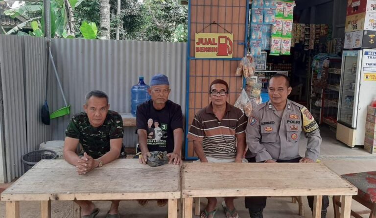 Polsek Cipaku Dorong Ketahanan Pangan dan Jaga Kondusivitas Wilayah Lewat Silaturahmi dengan Tokoh Masyarakat