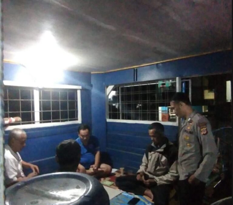 Polsek Cisompet Gelar Patroli Kontrol Pos Kamling, Wujudkan Lingkungan Aman dan Siaga