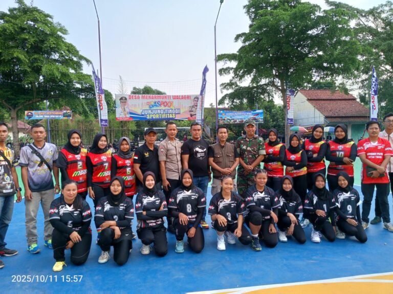 Polsek Cisaga Kawal Pembukaan Turnamen Voli FKKD Cup, Wujud Dukungan Polri terhadap Pembinaan Olahraga dan Kerukunan Masyarakat