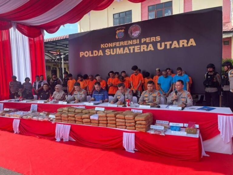 Narkoba, Polres Sergai Amankan Barang Bukti Ekstasi hingga SenpiMuhammad Arif Hidayatullah.