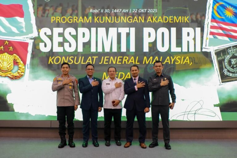 Polda Sumut dan Konsulat Jenderal Malaysia Perkuat Sinergi Keamanan Lewat Program Lawatan Akademik Sespimti Polri