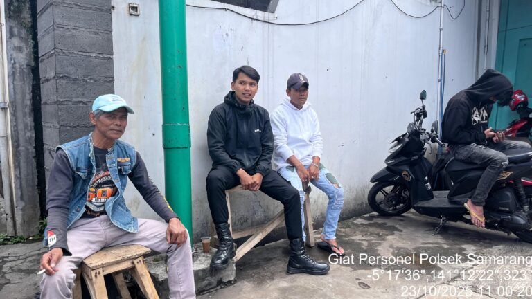 Kapolsek Sosialisasi Penyebaran Maklumat Kapolda Jabar Dalam Penanganan Premanisme, Balapan Liar dan Geng Motor