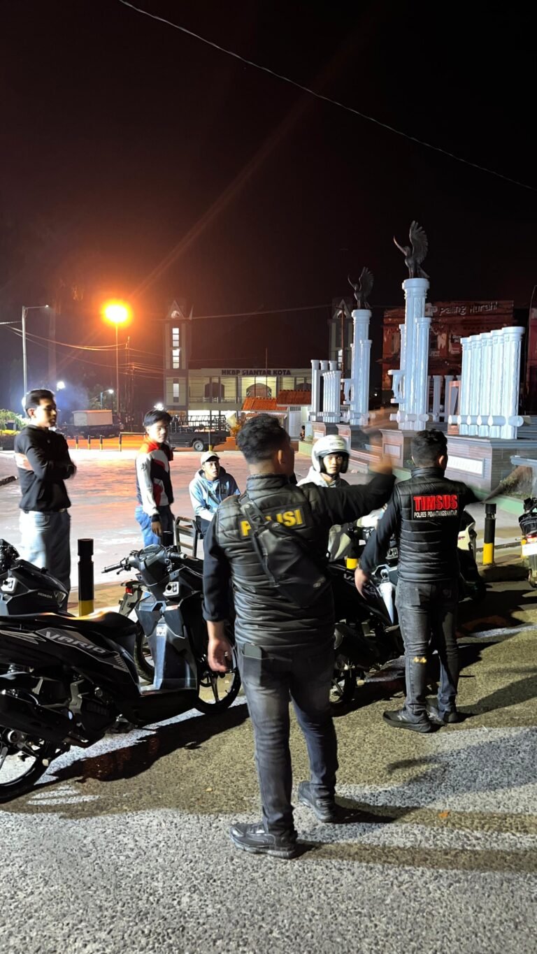 Ciptakan Situasi Kamtibmas Yang Kondusif,Polres Pematangsiantar Amankan Dua Sepedamotor Hendak Balap Liar