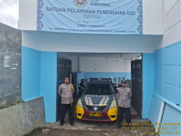 Anggota Siaga Mako Polsek Samarang Lakukan Monitoring Dapur Makanan Bergizi Gratis