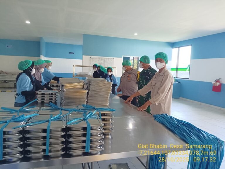 Polsek Samarang Giat Lakukan Monitoring Dapur Makanan Bergizi Gratis